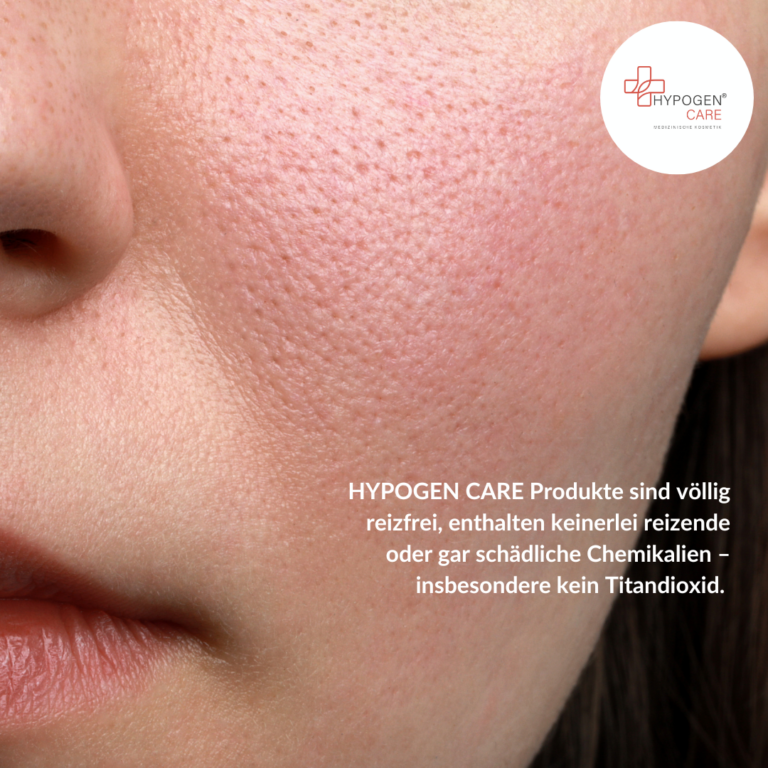 Kein Titandioxid in HYPOGEN CARE!