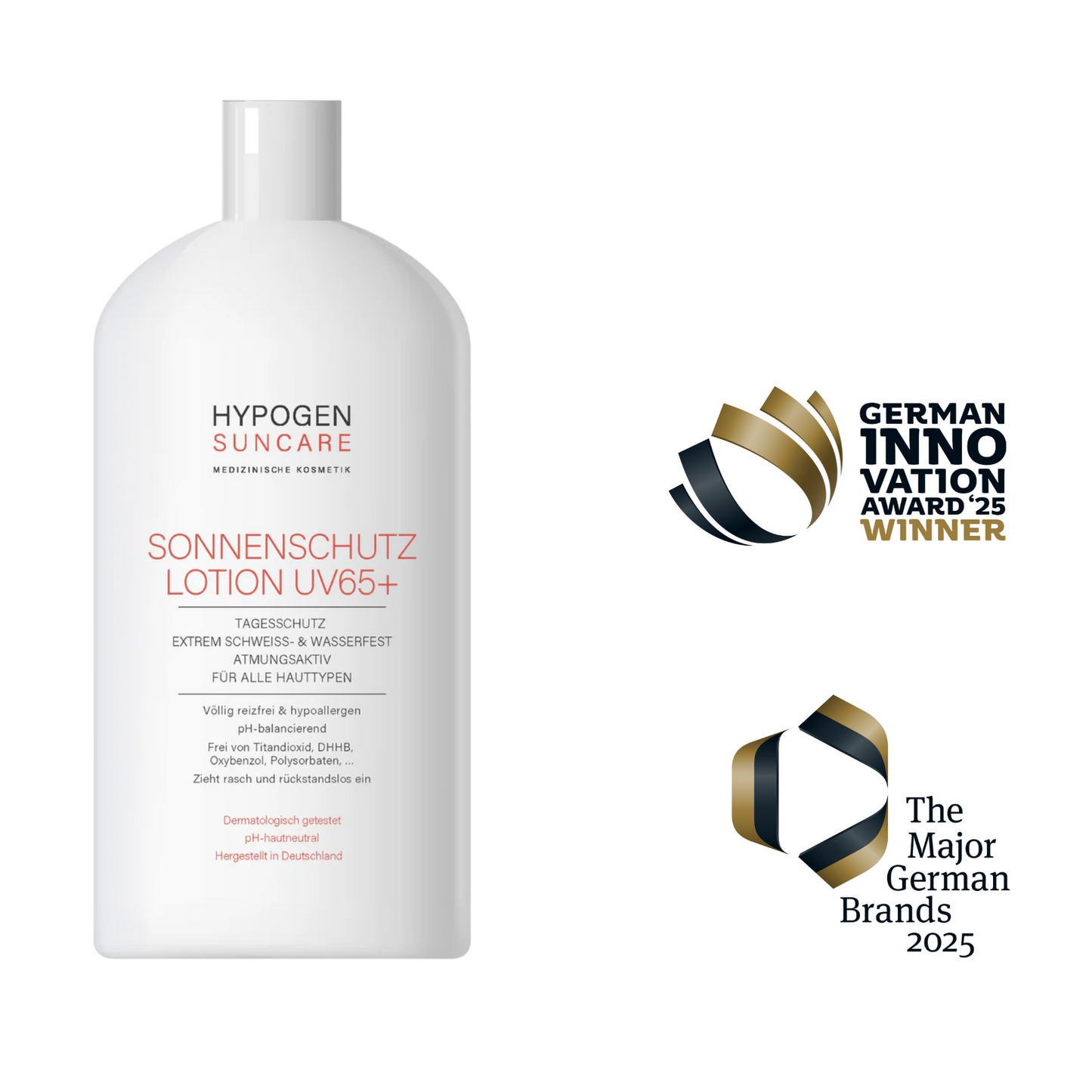 SUN CARE Sonnenschutz Lotion German Innovation Award Winnter 2025