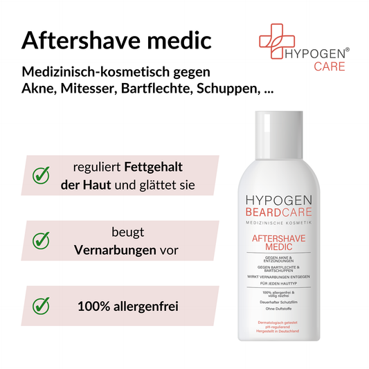 Vorteile auf einen Blick: HYPOGEN_CARE_Aftershave_medic_100mL 2
