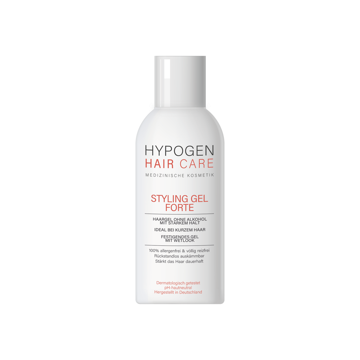 HYPOGEN CARE Styling Gel forte 100mL Einzelbild 251210 red