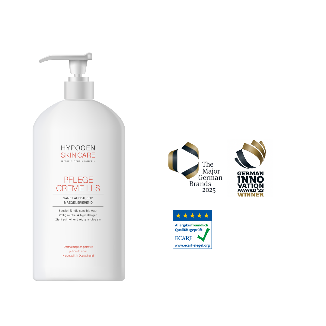 Hypogen Pflege Creme LLS Auszeichnungen