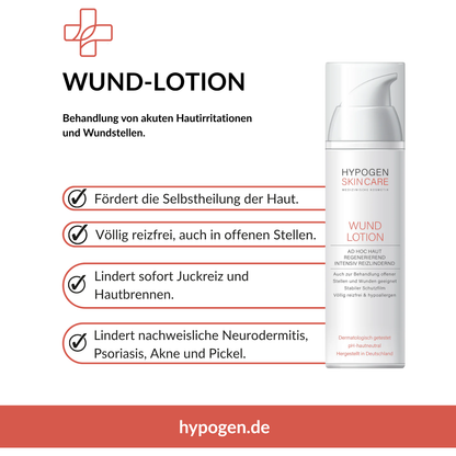 Wund-Lotion HYPOGEN CARE Vorteile