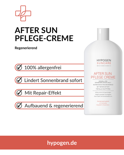 HYPOGEN CARE SUN CARE Produktvorteile in der Übersicht.