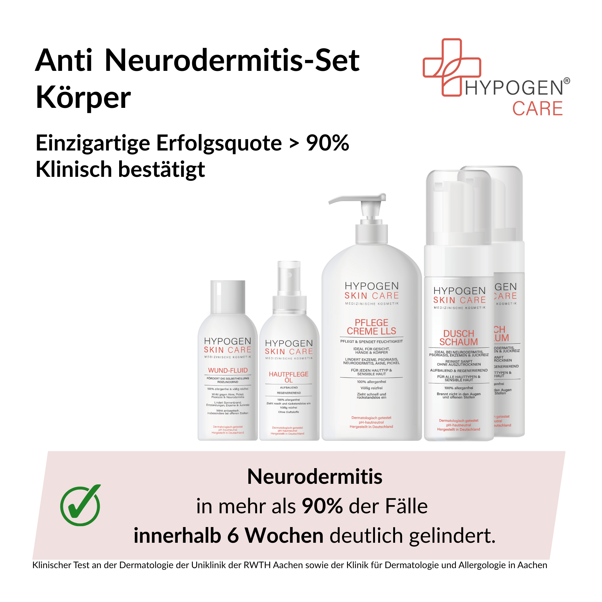 Erfolgsquote auf einen Blick: HYPOGEN_CARE_Set_Anti_Neurodermitis_Koerper