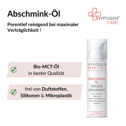 Vorteile HYPOGEN CARE Abschmink-Öl auf einen Blick - 2
