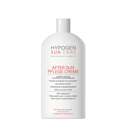 HYPOGEN CARE After Sun-Pflegecreme 265mL Einzelbild 251210 red