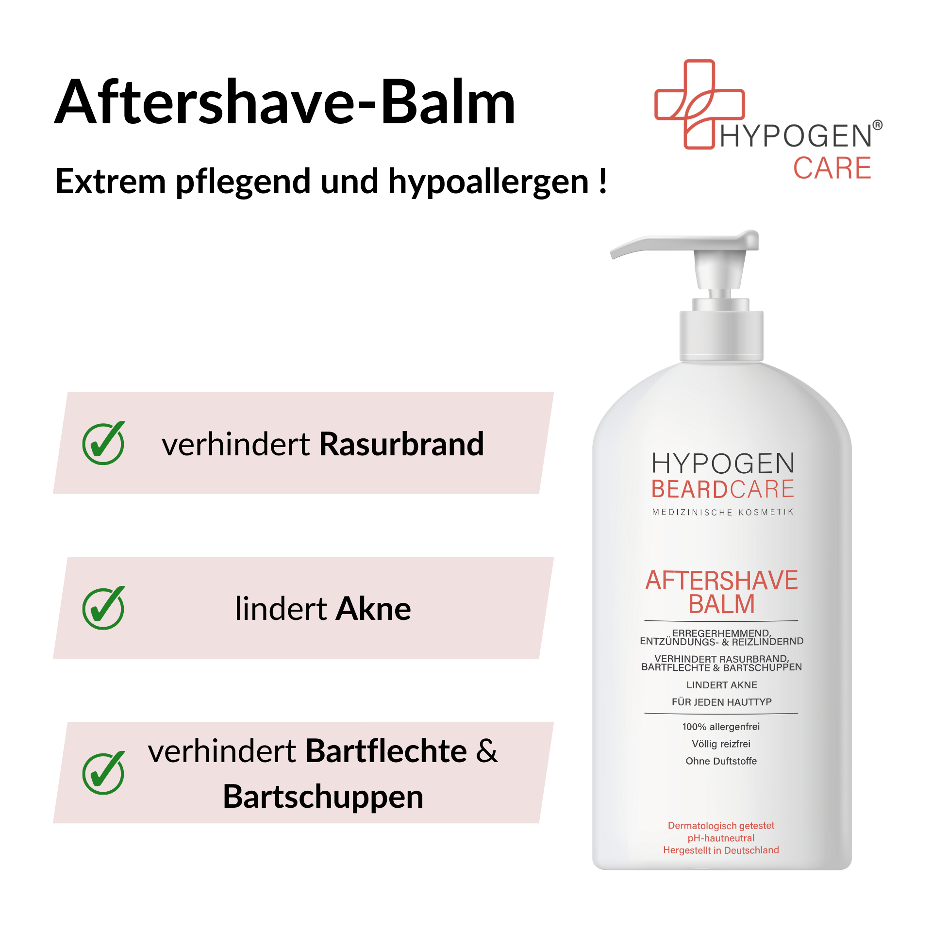 Vorteile HYPOGEN CARE Aftershave-Balm auf einen Blick - 2
