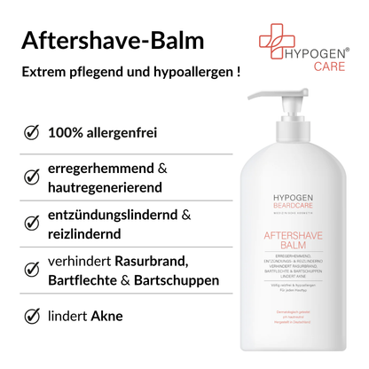 Vorteile HYPOGEN CARE Aftershave-Balm auf einen Blick