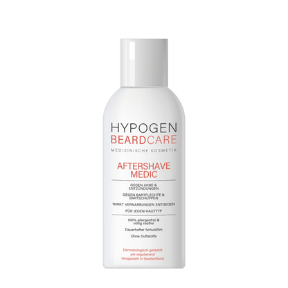 HYPOGEN CARE Aftershave medic 100mL Einzelbild 260221 red