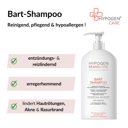 Vorteile HYPOGEN CARE Bart-Shampoo auf einen Blick - 1