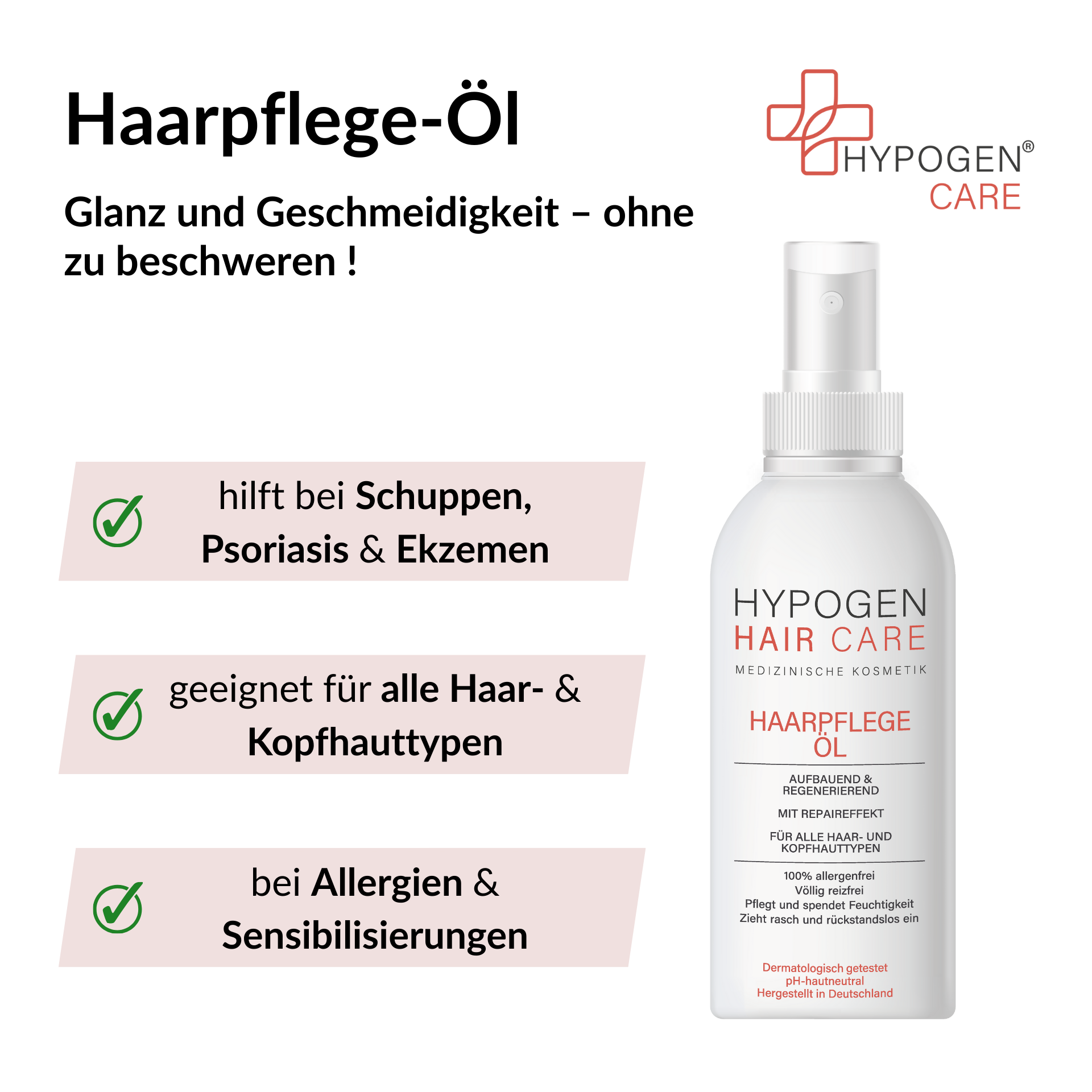 Vorteile HYPOGEN CARE Haarpflege-Öl auf einen Blick - 2