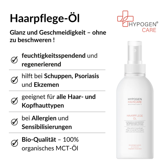 Vorteile HYPOGEN CARE Haarpflege-Öl auf einen Blick