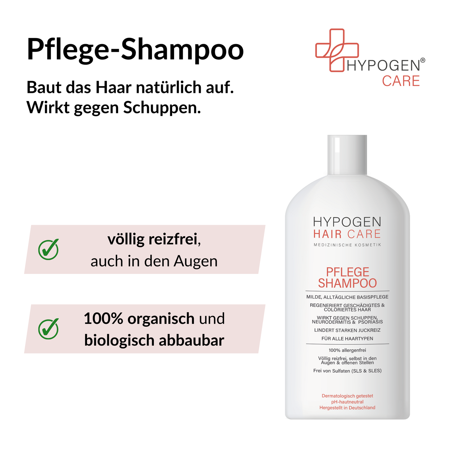 Vorteile HYPOGEN CARE Pflege-Shampoo auf einen Blick - 2