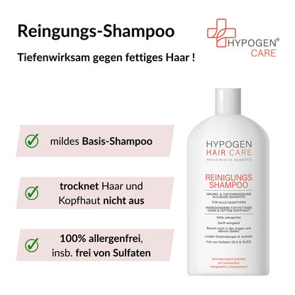 Vorteile HYPOGEN CARE Reinigungs-Shampoo auf einen Blick - 1