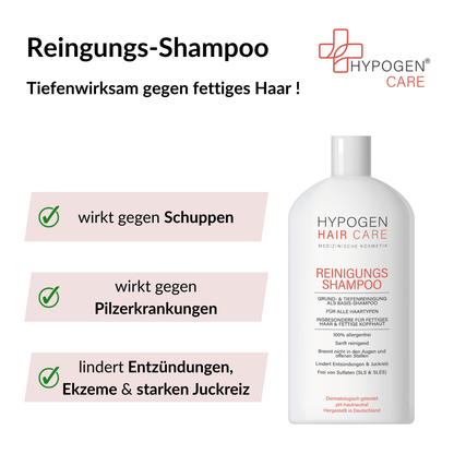 Vorteile HYPOGEN CARE Reinigungs-Shampoo auf einen Blick - 2