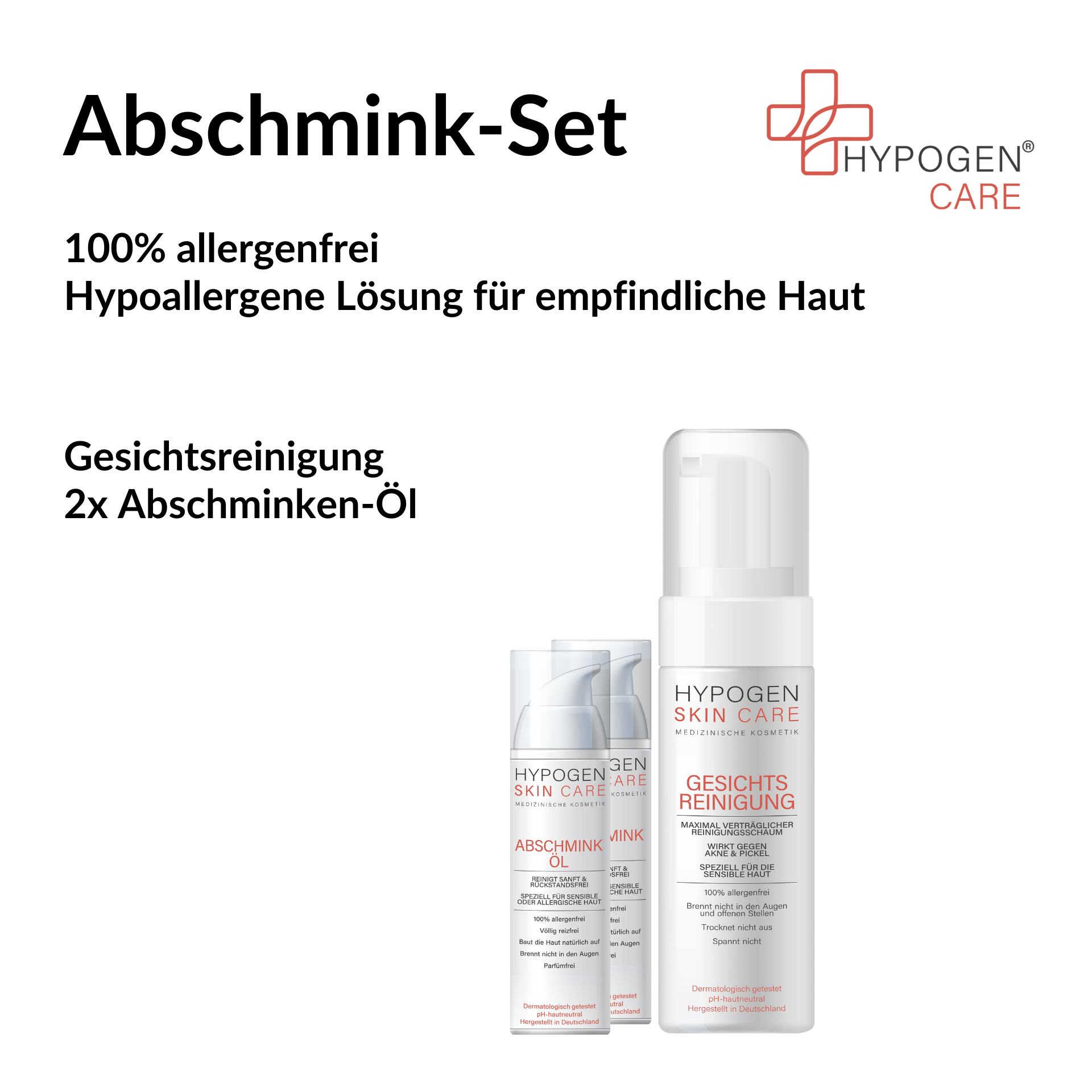 Set-Inhalte auf einen Blick: HYPOGEN_CARE_Set_Abschminken