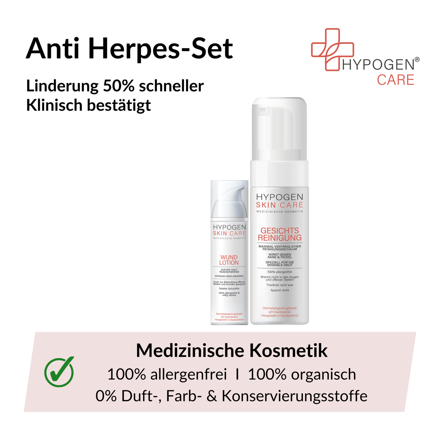 Vorteile auf einen Blick: HYPOGEN_CARE_Set_Anti_Herpes