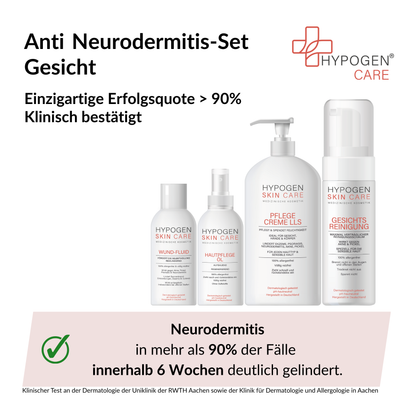 Erfolgsquote auf einen Blick: HYPOGEN_CARE_Set_Anti_Neurodermitis_Gesicht