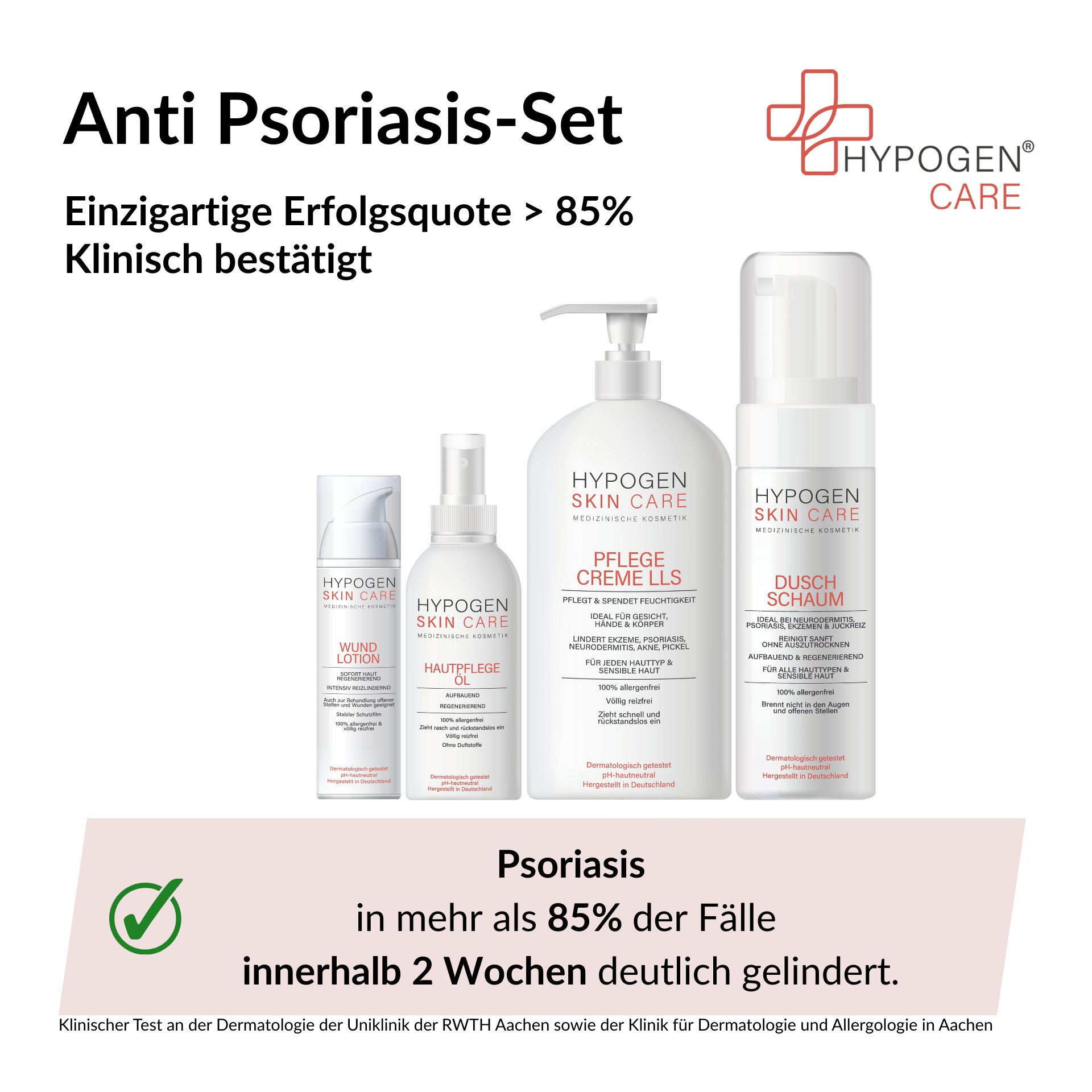 Erfolgsquote auf einen Blick: HYPOGEN_CARE_Set_Anti_Psoriasis
