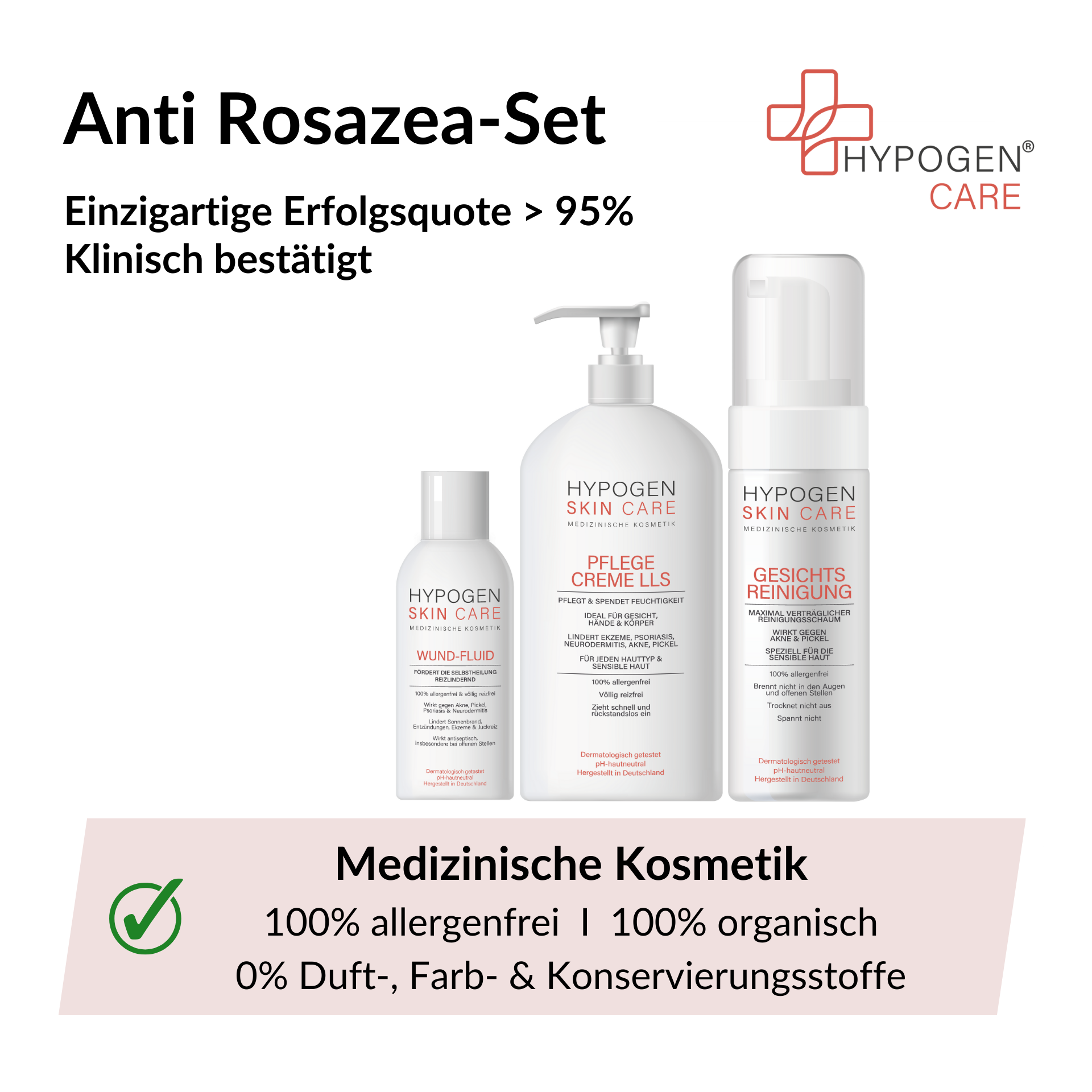 Vorteile auf einen Blick: HYPOGEN_CARE_Set_Anti_Rosazea