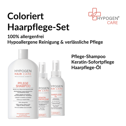 Set-Inhalt auf einen Blick: HYPOGEN CARE Set Chlorierte Haar