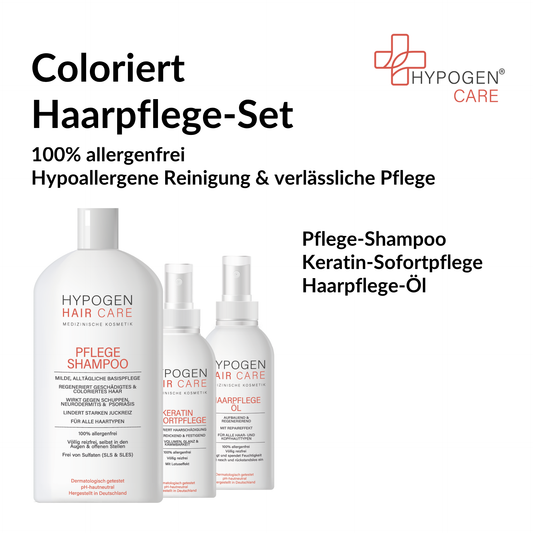 Set-Inhalt auf einen Blick: HYPOGEN CARE Set Chlorierte Haar