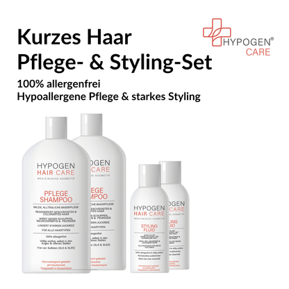 Set-Inhalt auf einen Blick: HYPOGEN CARE Set Kurzes Haar