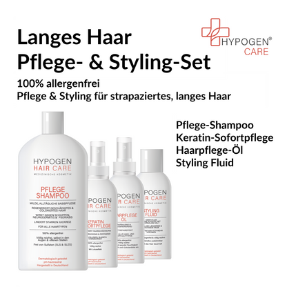 Set-Inhalt auf einen Blick: HYPOGEN CARE Set Langes Strapaziertes Haar