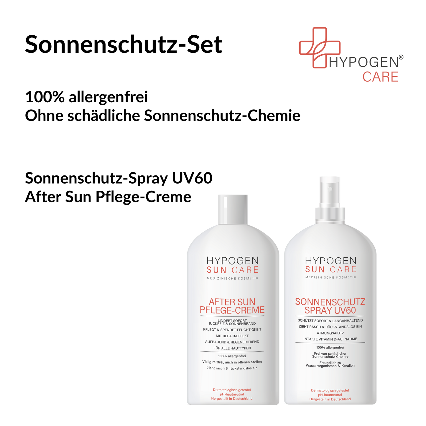 Set-Inhalte auf einen Blick: HYPOGEN_CARE_Set_Sonnenschutz