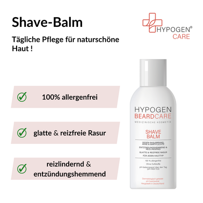 Vorteile auf einen Blick: HYPOGEN_CARE_Shave-Balm_100mL 1