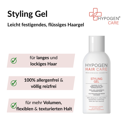 Vorteile HYPOGEN CARE Styling Gel auf einen Blick - 1