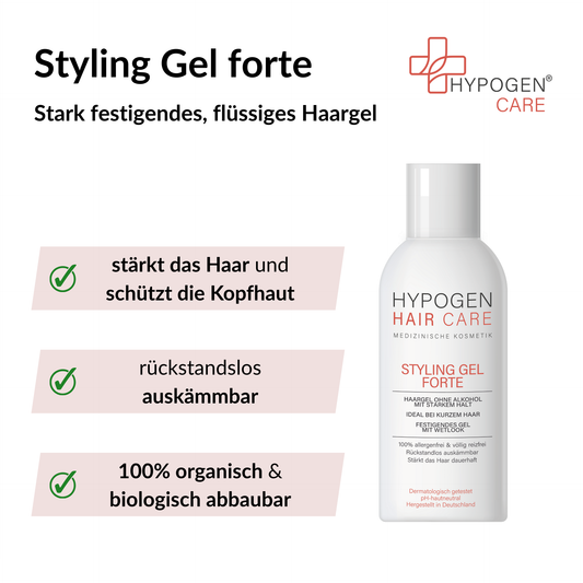 Vorteile HYPOGEN CARE Styling Gel forte auf einen Blick - 2