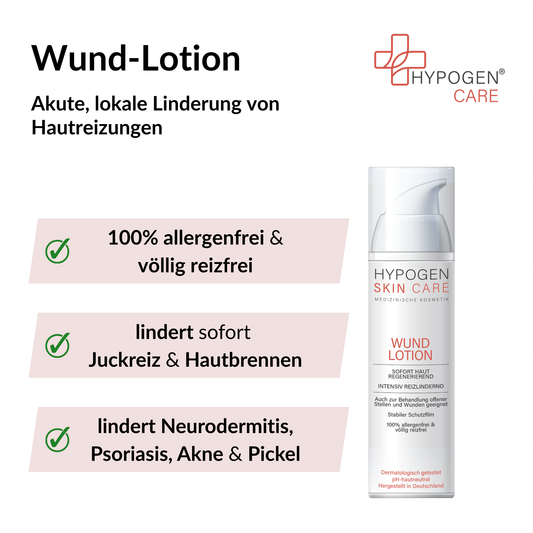 Vorteile HYPOGEN CARE Wund-Lotion auf einen Blick - 1