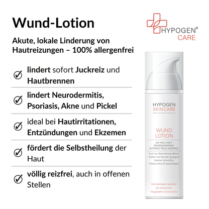 Vorteile HYPOGEN CARE Wund-Lotion auf einen Blick