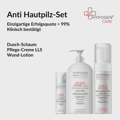 Set-Inhalt auf einen Blick: HYPOGEN CARE Set Anti Hautpilz Film