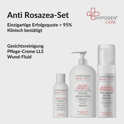 Set-Inhalt auf einen Blick: HYPOGEN CARE Set Anti Rosazea Film